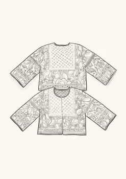 Sale Gudrun Sjödén Strickjacke Hilda Aus Bio-/Recycling-Baumwolle mildes blau