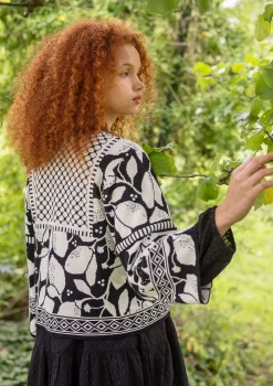 Best Gudrun Sjödén Strickjacke Hilda Aus Bio-/Recycling-Baumwolle schwarz