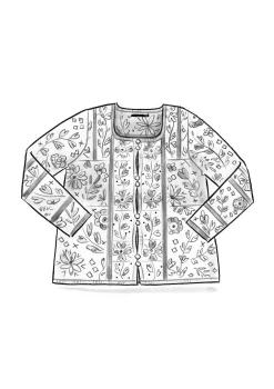 Online Gudrun Sjödén Strickjacke Jurta Aus Wolle/Lyocell hellsand