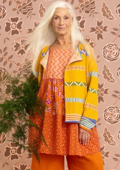 Online Gudrun Sjödén Strickjacke Shoko Aus Bio-Baumwolle/Wolle rapsfeld