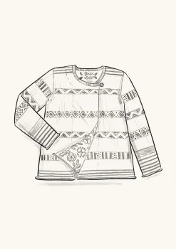 Online Gudrun Sjödén Strickjacke Shoko Aus Bio-Baumwolle/Wolle rapsfeld