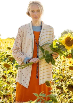 Best Gudrun Sjödén Strickjacke Sigfride Aus Bio-/Recycling-Baumwolle auster