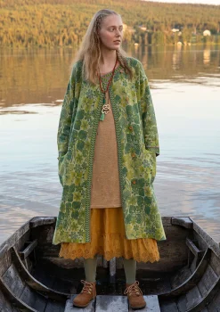 Online Gudrun Sjödén Strickmantel Ottilia Aus Wolle Und Bio-/Recycling-Baumwolle apfelgrün