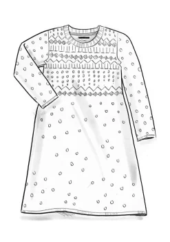 Gudrun Sjödén Stricktunika Elsie Aus Bio-/Recycling-Baumwolle schwarz