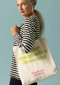 Outlet Gudrun Sjödén Tasche Aus Bio-Baumwolle ungefärbt