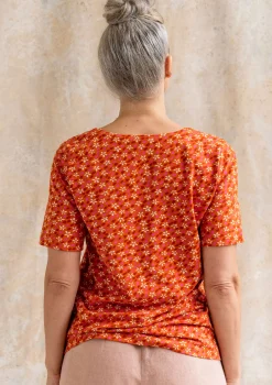 Discount Gudrun Sjödén T-Shirt Jane Aus Bio-Baumwolle/Elasthan dunkelmasala-gemustert