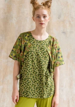 Best Gudrun Sjödén T-Shirt Jane Aus Bio-Baumwolle/Elasthan moosgrün-gemustert