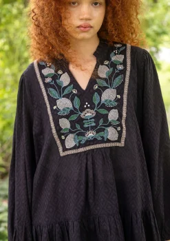 Sale Gudrun Sjödén Tunika Hilda Aus Bio-Baumwollgewebe schwarz