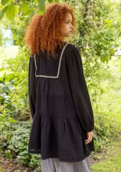 Sale Gudrun Sjödén Tunika Hilda Aus Bio-Baumwollgewebe schwarz