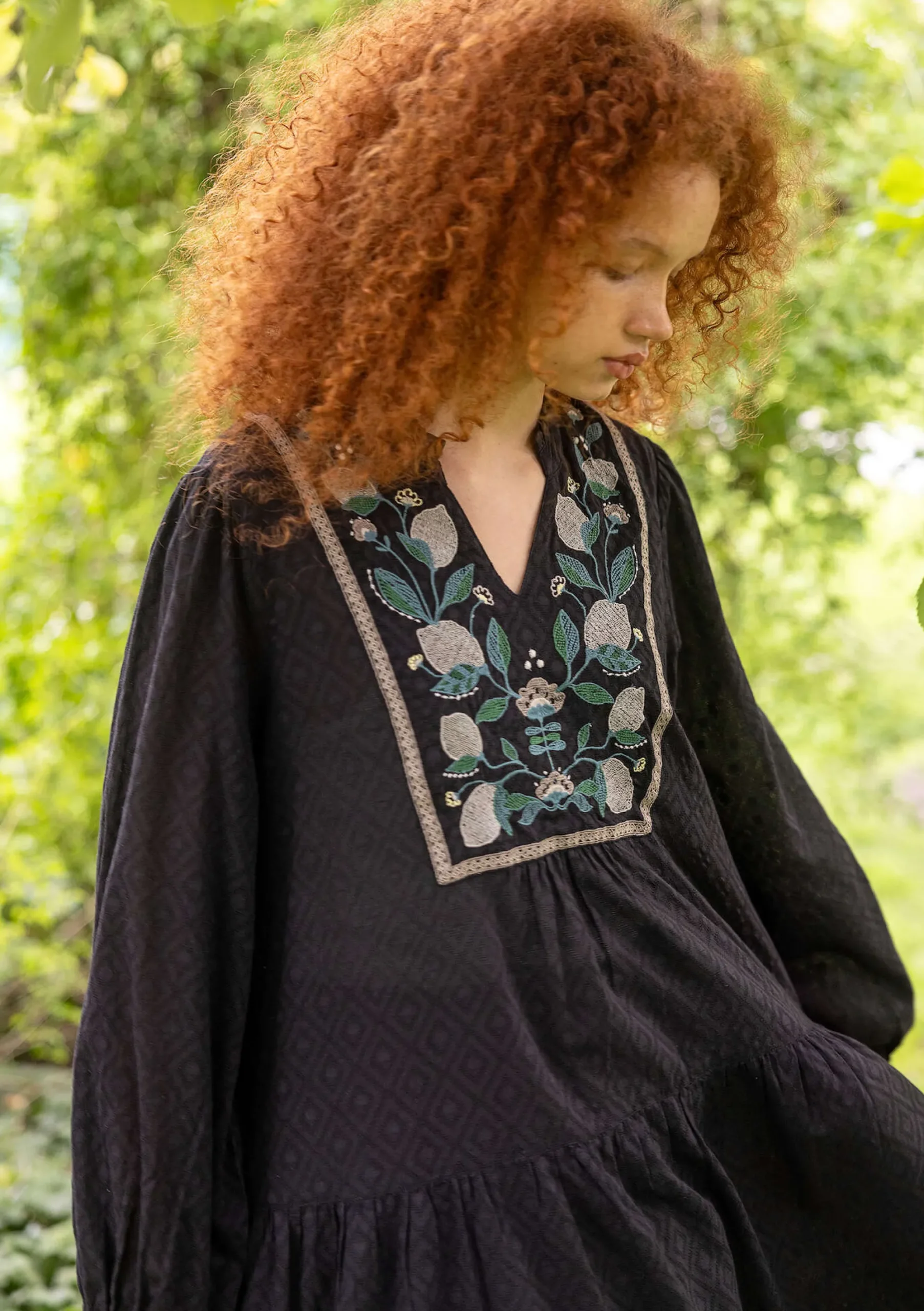 Sale Gudrun Sjödén Tunika Hilda Aus Bio-Baumwollgewebe schwarz