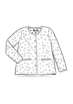 Outlet Gudrun Sjödén Tupfenstrickjacke Aus Bio-Baumwolle blattgrün