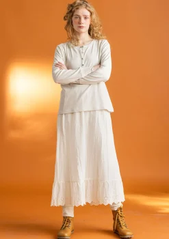 Gudrun Sjödén Unterrock Aus Bio-Baumwollgewebe feder