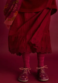 Gudrun Sjödén Unterrock Aus Bio-Baumwollgewebe granatapfel