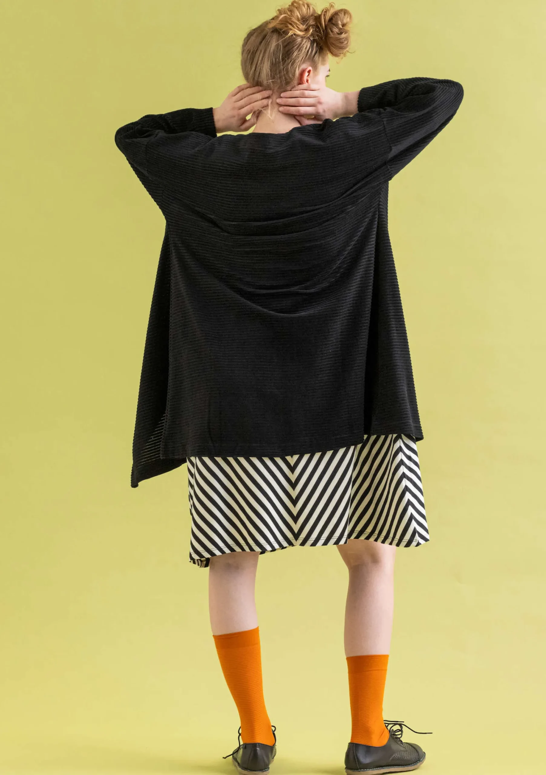Clearance Gudrun Sjödén Velourskimono Aus Bio-Baumwolle/Recycling-Polyester schwarz