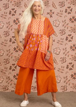 Hot Gudrun Sjödén Webhose Amber Aus Bio-Baumwolle/Leinen masala