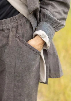 Gudrun Sjödén Webhose Dunes Aus Bio-Baumwolle/Leinen aschgrau