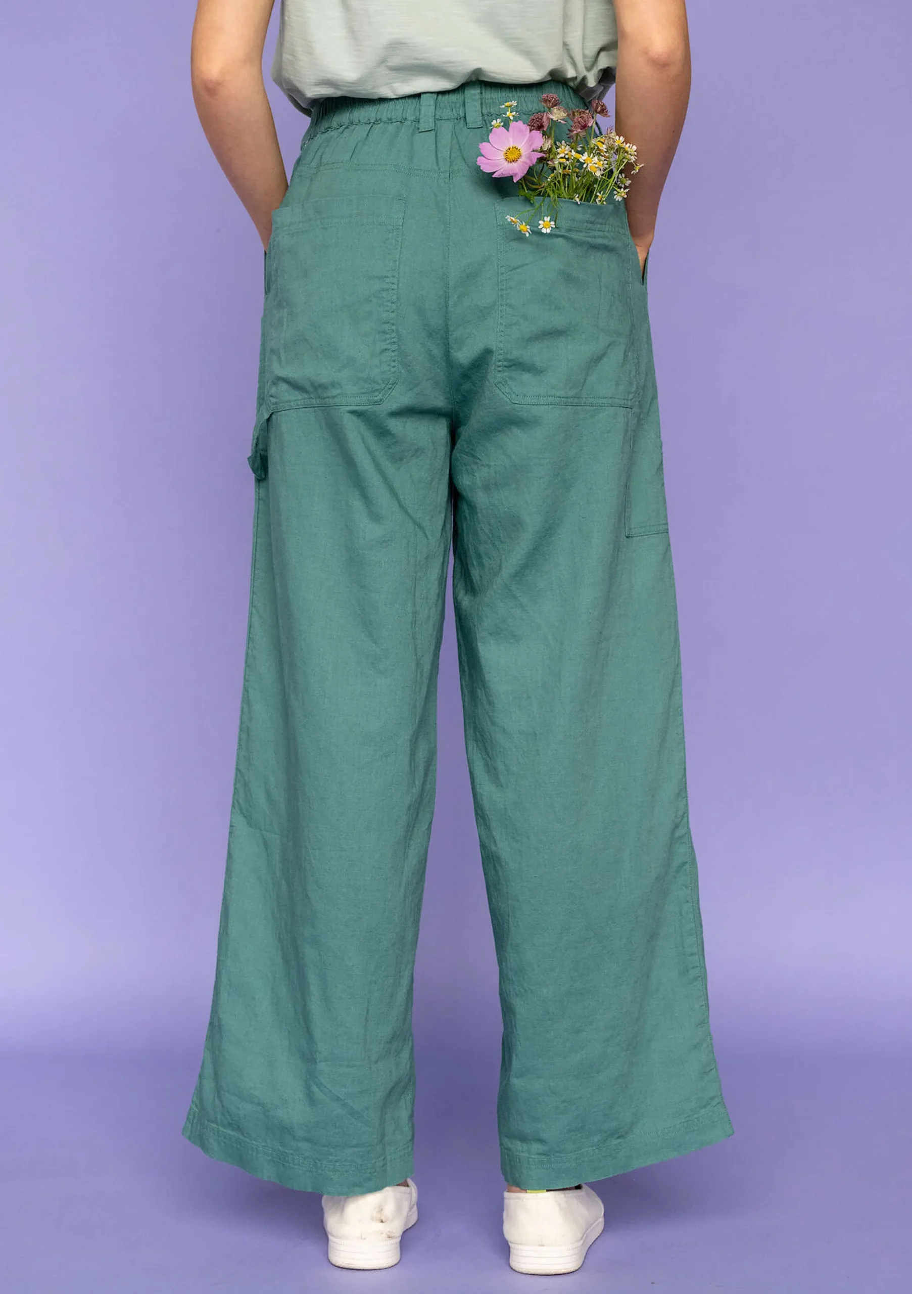 Online Gudrun Sjödén Webhose Garden Aus Bio-Baumwolle/Leinen wermutkraut