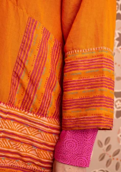 Discount Gudrun Sjödén Webkleid Amber Aus Bio-Baumwolle/Leinen masala
