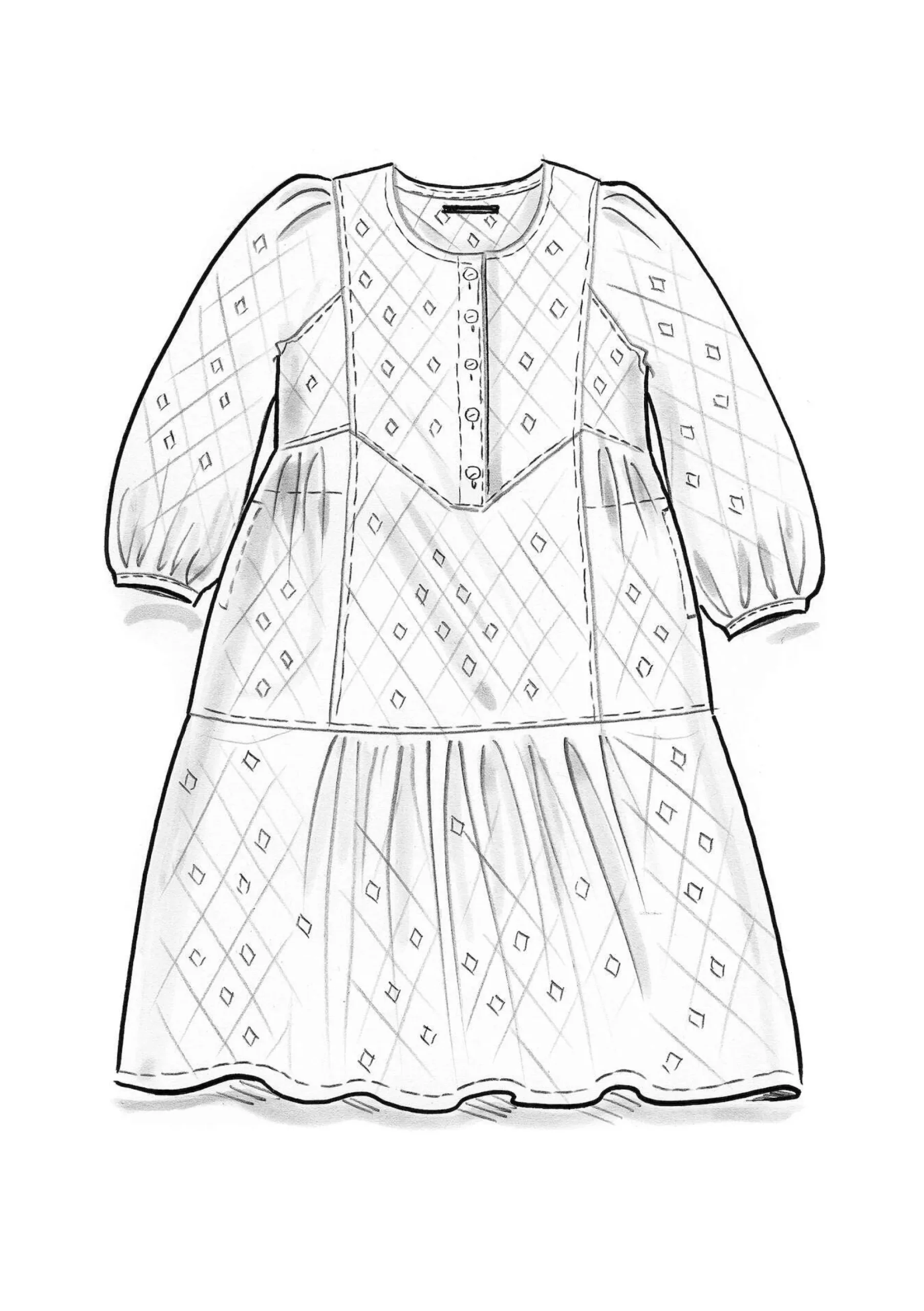 Gudrun Sjödén Webkleid Aus Bio-Baumwolle hopper