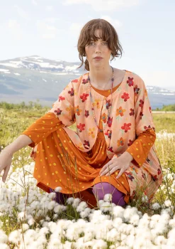 Hot Gudrun Sjödén Webtunika Brush Aus Bio-Baumwolle lilie